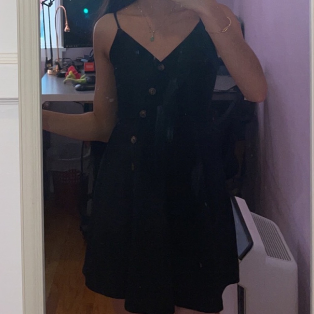 Papaya Black Mini Dress